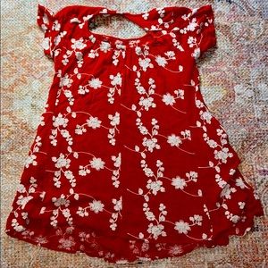 Altard State Red Floral Dress